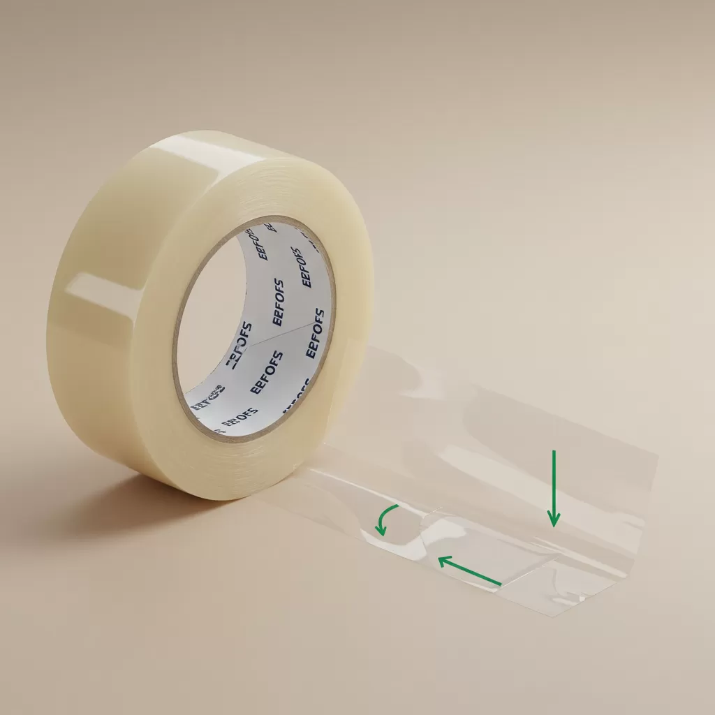 BOPP Low Noise Tape Reliable and Tear-Resistant Roll